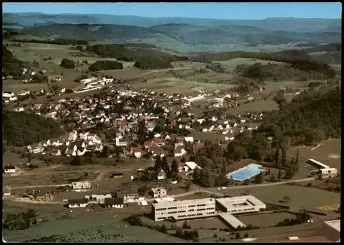 Schönbach-Herborn Luftbild SCHÖNBACH Dillkreis Luftaufnahme 1980
