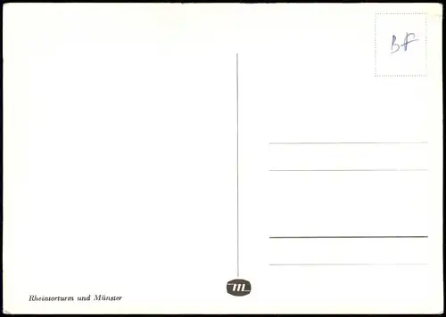 Ansichtskarte Konstanz Partie am Rheintor Rheintor-Turm 1960