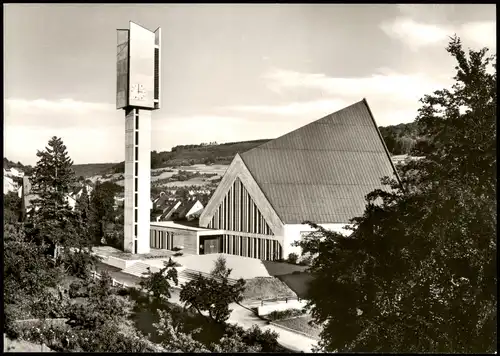 Ansichtskarte Künzelsau Neue Kath. Kirche 1970