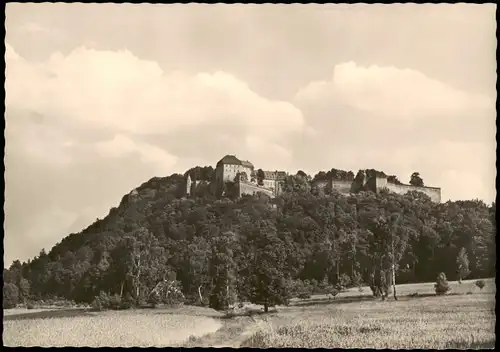 Königstein (Sächsische Schweiz) Panorama-Ansicht Blick zur Festung 1962