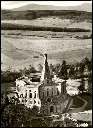 Bad Wilhelmshöhe-Kassel Cassel Herkules mit Oktogon aus der Vogelschau-P. 1960