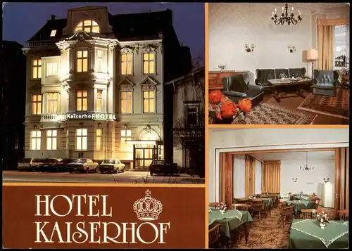 Lübeck Hotel Kaiserhof Inhaber: Ruth Klemm Kronsforder Allee 13 1988