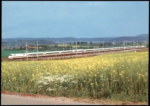 InterCity Express-Zug ICE 598 Kurpfalz bei Bauerbach Kraichgau 1990