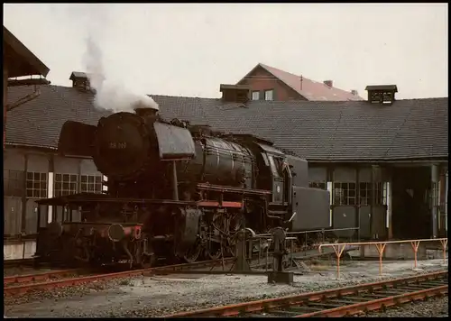 Ansichtskarte  Personenzug-Lokomotive 23019 Verkehr Eisenbahn (Railway) 1976