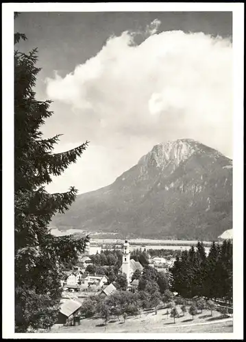 Ansichtskarte Kiefersfelden Panorama der Grenzstadt am Zahmen Kaiser 1960