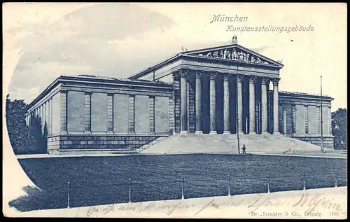 Ansichtskarte München Kunstausstellungsgebäude 1902