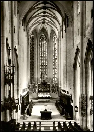 Ansichtskarte Rothenburg ob der Tauber St. Jakobskirche Innenansicht 1960