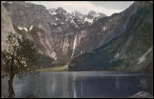 Ansichtskarte Berchtesgaden Obersee See Bayr. Alpen 1920
