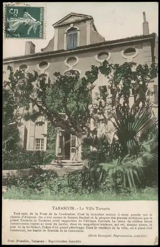 Tarascon (Bouches-du-Rhône) Ortsansicht, La Villa Tartarin 1910