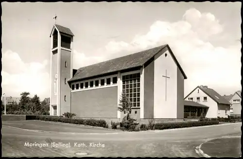 Ansichtskarte Moringen Moringen (Solling) Kath. Kirche 1963