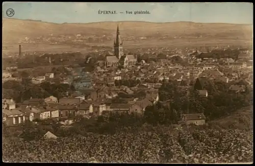 CPA Épernay Vue générale, Gesamtansicht Panorama 1910