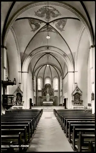 Ansichtskarte Kelkheim (Taunus) Kloster-Kirche Innenansicht 1960