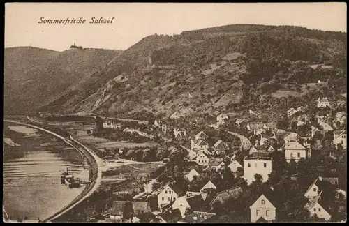 Salesel Dolní Zálezly Sommerfrische Salesel Panorama Gesamtansicht 1920