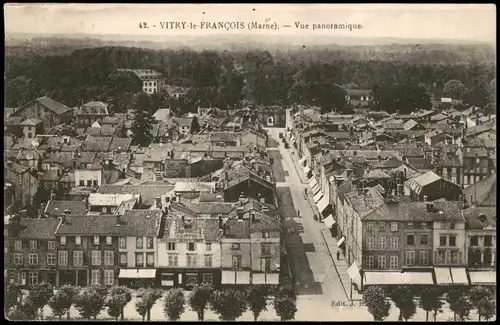 Vitry-le-Francois Vitry-le-François Vue panoramique, Panorama-Ansicht 1910