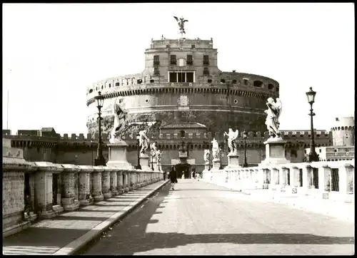 Cartoline Rom Roma Castello e Ponte S. Angelo 1970