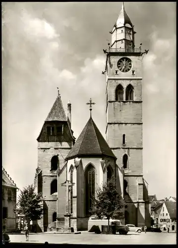 Ansichtskarte Überlingen St. Nikolaus Münster Außenansicht 1960