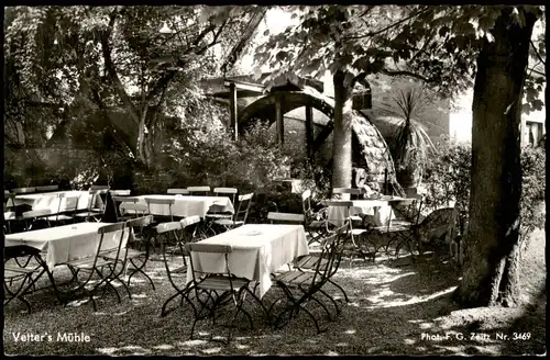 Ansichtskarte Bensheim Vetter`s Mühle Bensheim Zell Bes. Georg Tempel 1959