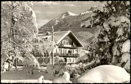 Ansichtskarte Krün Partie am Hotel Zugspitz 1973