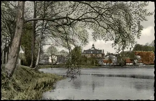 Ansichtskarte Reinfeld (Holstein) Stadtteilansicht Blick auf das Rathaus 1958