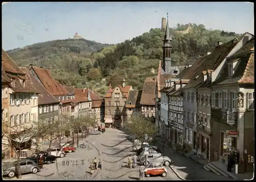 Ansichtskarte Weinheim (Bergstraße) Marktplatz 1977