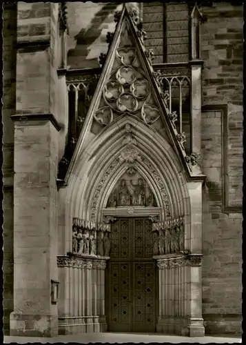 Ansichtskarte Osnabrück Brautportal der Marienkirche 1965