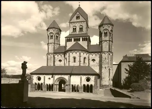 Ansichtskarte Glees (Vulkaneifel) Basilika, Westwerk, Außenansicht 1960