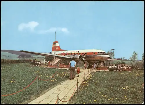 Cämmerswalde-Neuhausen (Erzgebirge) Partie am Schauflugzeug IL 74 1976