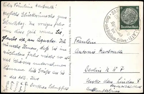 Postcard Bad Kudowa Kudowa-Zdrój Eugen-Quelle 1940