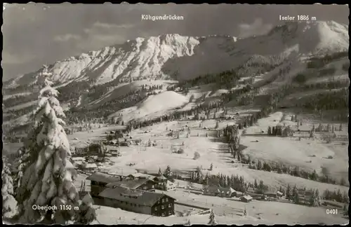 Ansichtskarte Oberjoch-Bad Hindelang Oberjoch im Hochallgäu 1150 m 1957