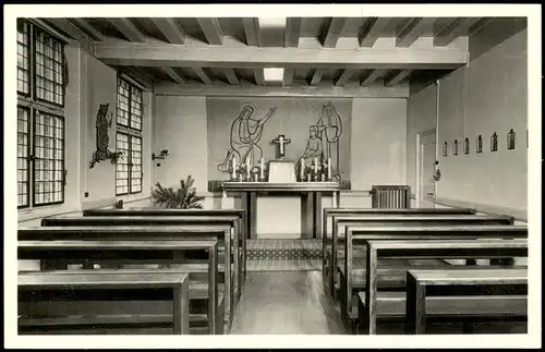 Ansichtskarte Kevelaer Priesterhaus Kevelaer, Kapelle 1960