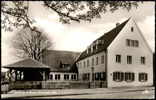 Ansichtskarte Wolframs-Eschenbach Jugendherberge Straßen Ansicht 1960