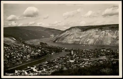 Ansichtskarte Bingen am Rhein Stadtpartie 1937