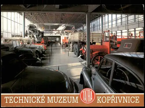 .Tschechien TECHNICKÉ MUZEUM O. p. TATRA KOPŘIVNICE Tatra Museum 1989