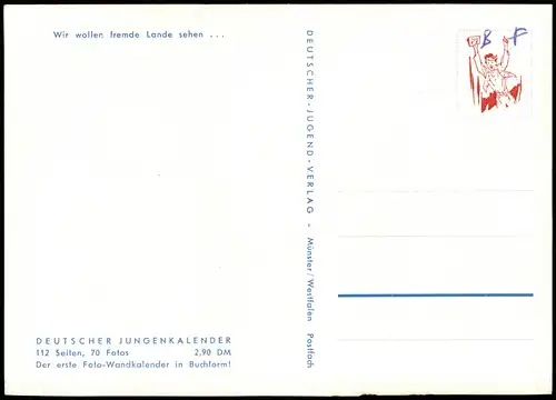 Cartoline Pisa Der Schiefe Turm 1960