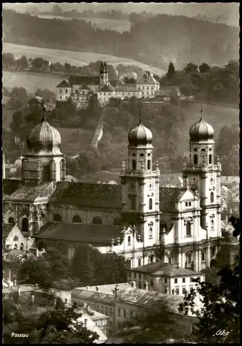 Ansichtskarte Passau Dom und Mariahilf Panorama-Ansicht 1960