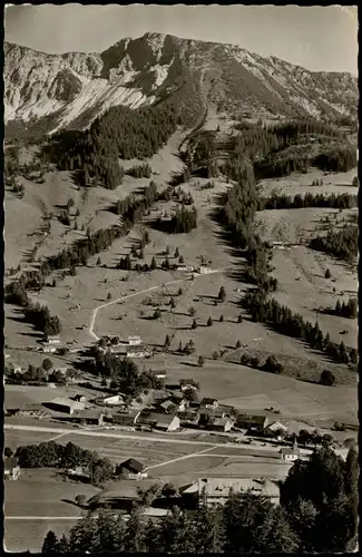 Oberjoch-Bad Hindelang Bergwelt von Oberjoch mit Iseler Berg 1962