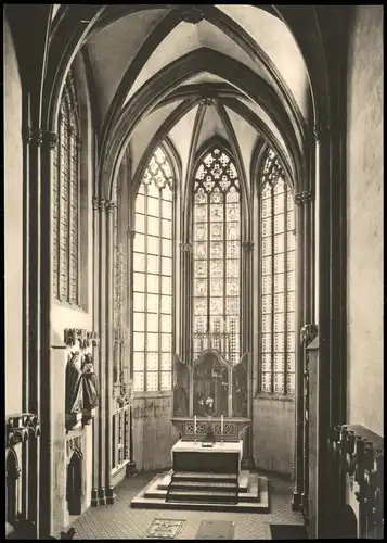 Sammelkarte Meißen Hoher Chor (1270) im Dom zu Meißen 1967