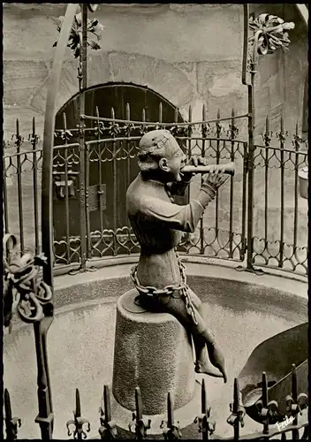 Ansichtskarte Nürnberg Hansel-Brunnen (14. Jahrhundert) 1952