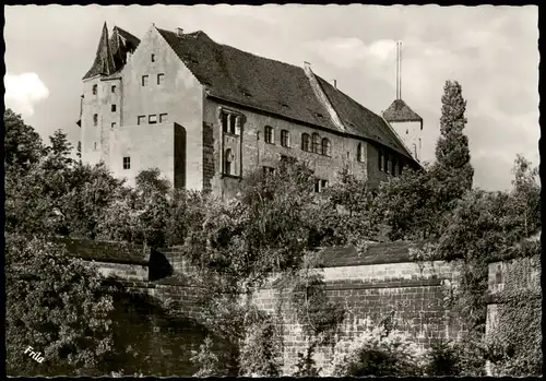 Ansichtskarte Nürnberg Burg von Westen, Castle Nuremberg 1960