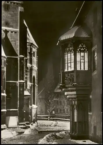 Ansichtskarte Nürnberg Partie bei Nacht am Sebaldus-Chörlein 1960