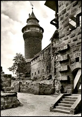Ansichtskarte Nürnberg Partie am Sinwellturm - Sinwell-tower 1960