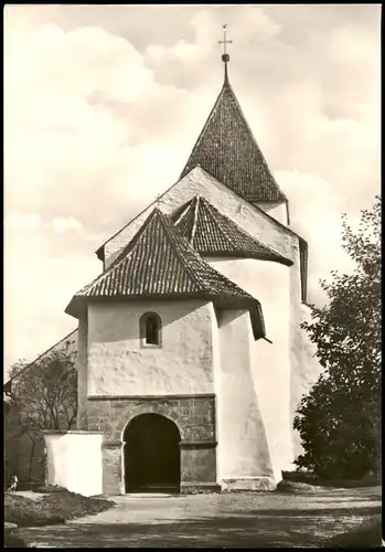 Reichenau (Bodensee) reichenau Basilika St. Georg, Westapsis und Eingang 1960