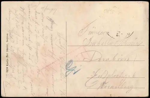 Postcard Ödenburg Sopron Rathausplatz 1916