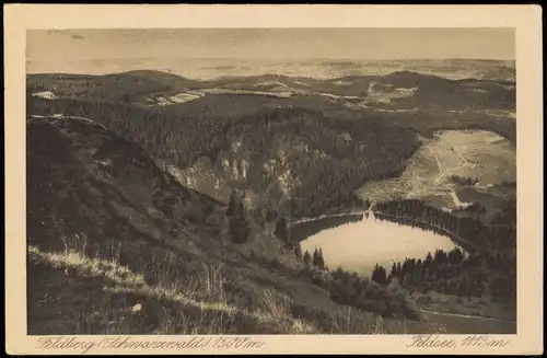 Ansichtskarte Feldberg (Schwarzwald) Feldberg - Feldsee 1113 m 1928