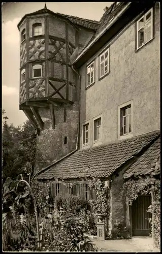 Ansichtskarte Meißen Stadtteilansicht Haus mit Erker DDR AK 1960