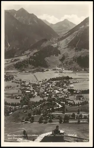 Bad Oberdorf (Algäu)-Bad Hindelang Panorama-Ansicht mit Nebelhorn Blick 1940