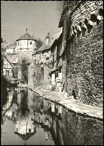 Ansichtskarte Möckmühl Partie in Möckmühl / Jagst 1960