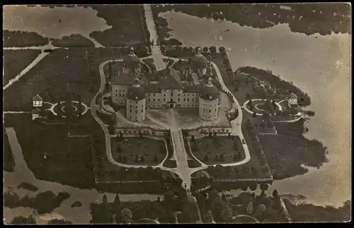 Ansichtskarte Moritzburg Luftbild aus großer Höhe 1929