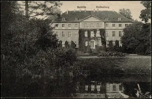 Ansichtskarte Schlitz Gutshaus Hallenburg 1912