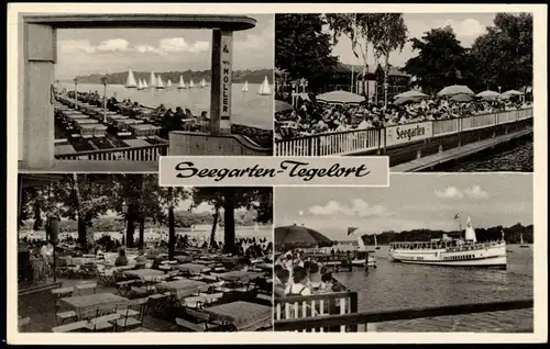 Ansichtskarte Tegelort-Berlin Seegarten - Dampfer 4 Bild 1936